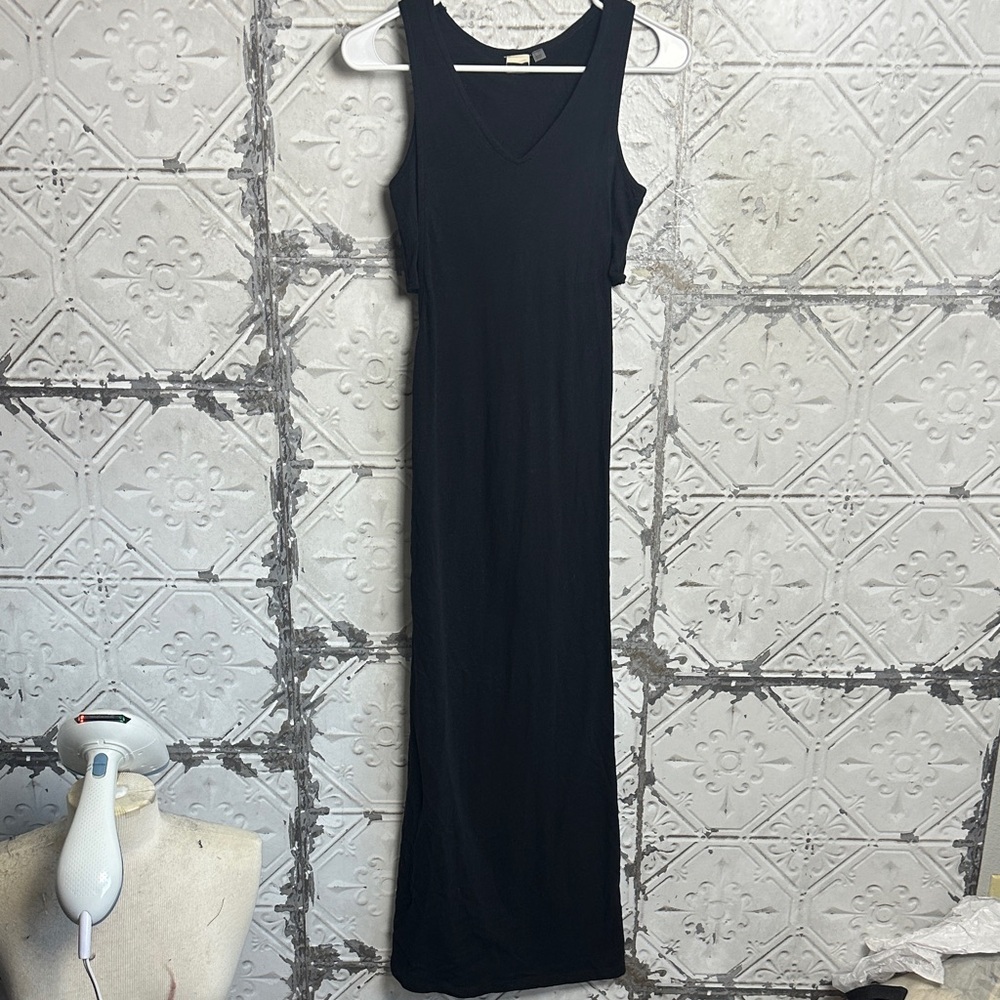 Roxy Black Sleeveless tank Maxi Dress